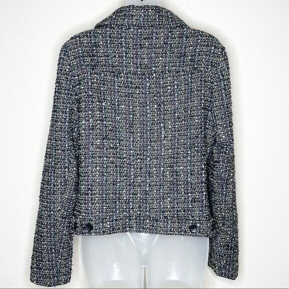 GAP tweed double breasted jacket pea coat size medium Y2K Academia Preppy - Picture 5 of 7